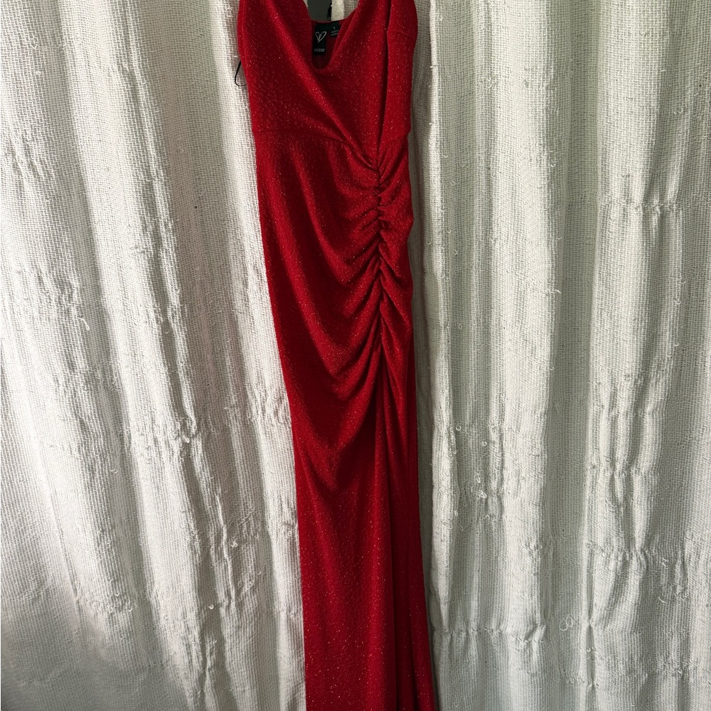Windsor Red Maxi Gown Sleeveless V-neck